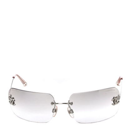 Chanel Crystal CC Logo Sunglasses 4017-D 4 of 7