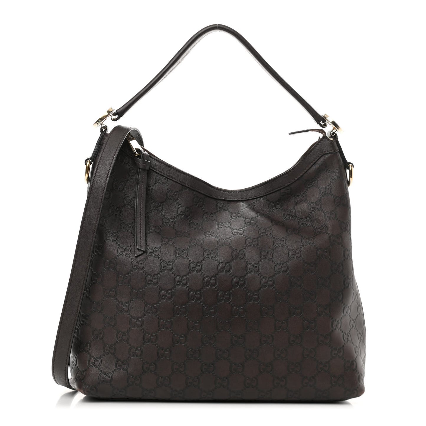 Guccissima Small Miss GG Hobo Brown
