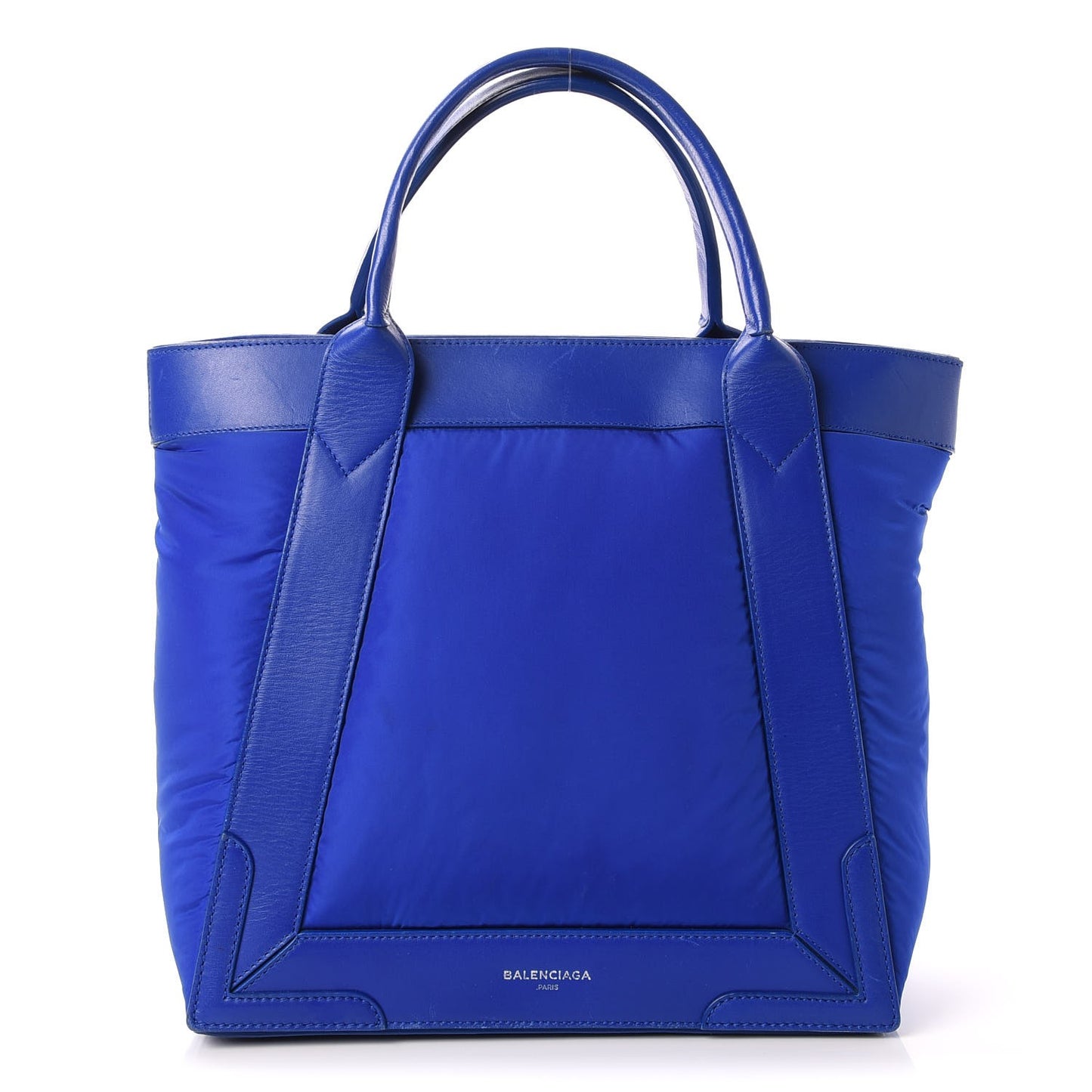 Nylon S Navy Cabas Electric Bleu