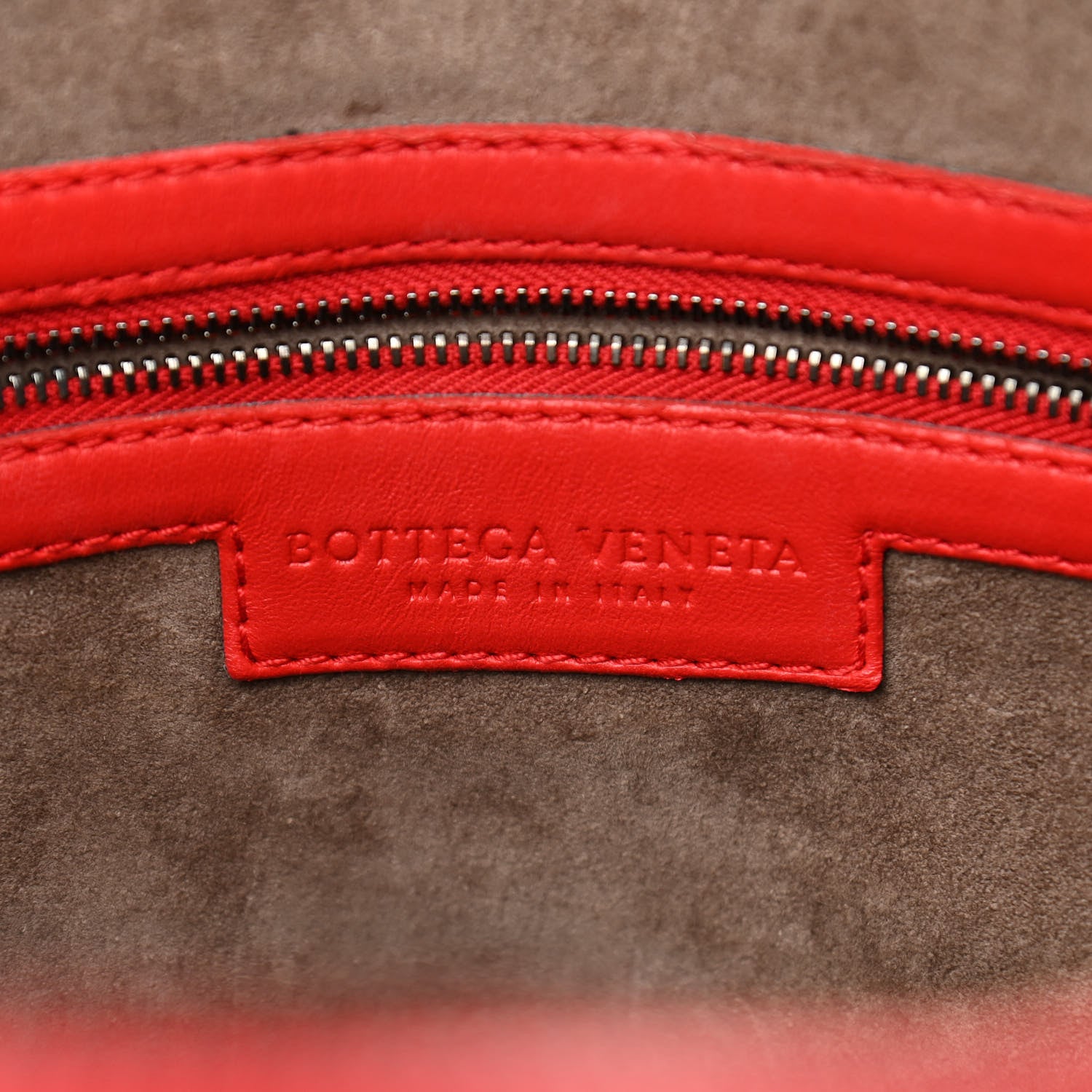 Bottega Veneta Nappa Intrecciato Light Calf Tote Red 13 of 15