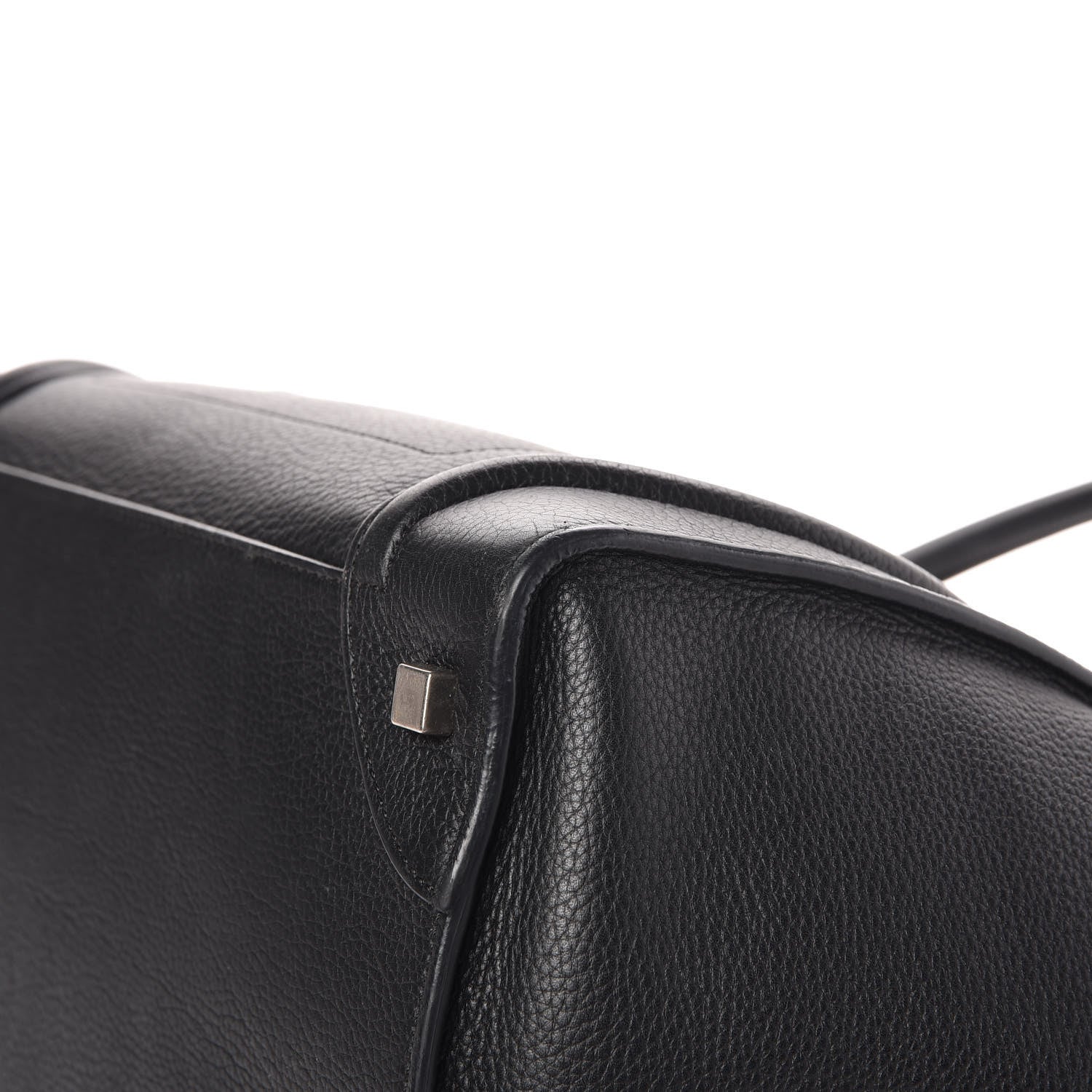 Celine Drummed Calfskin Mini Luggage Black 16 of 20