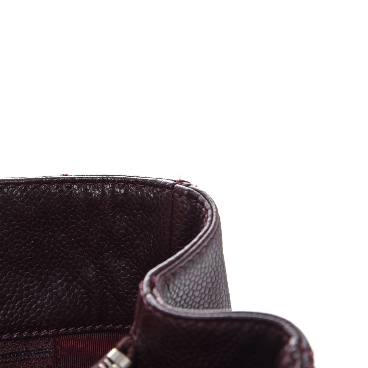 Chanel Caviar Quilted Grand Shopping Tote GST Dark Burgundy 10 of 21