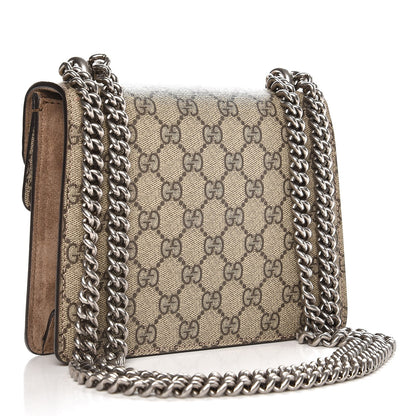 Gucci GG Supreme Monogram Mini Dionysus Shoulder Bag Taupe 4 of 9