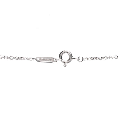 Tiffany Sterling Silver Heart Key Pendant Necklace 4 of 4