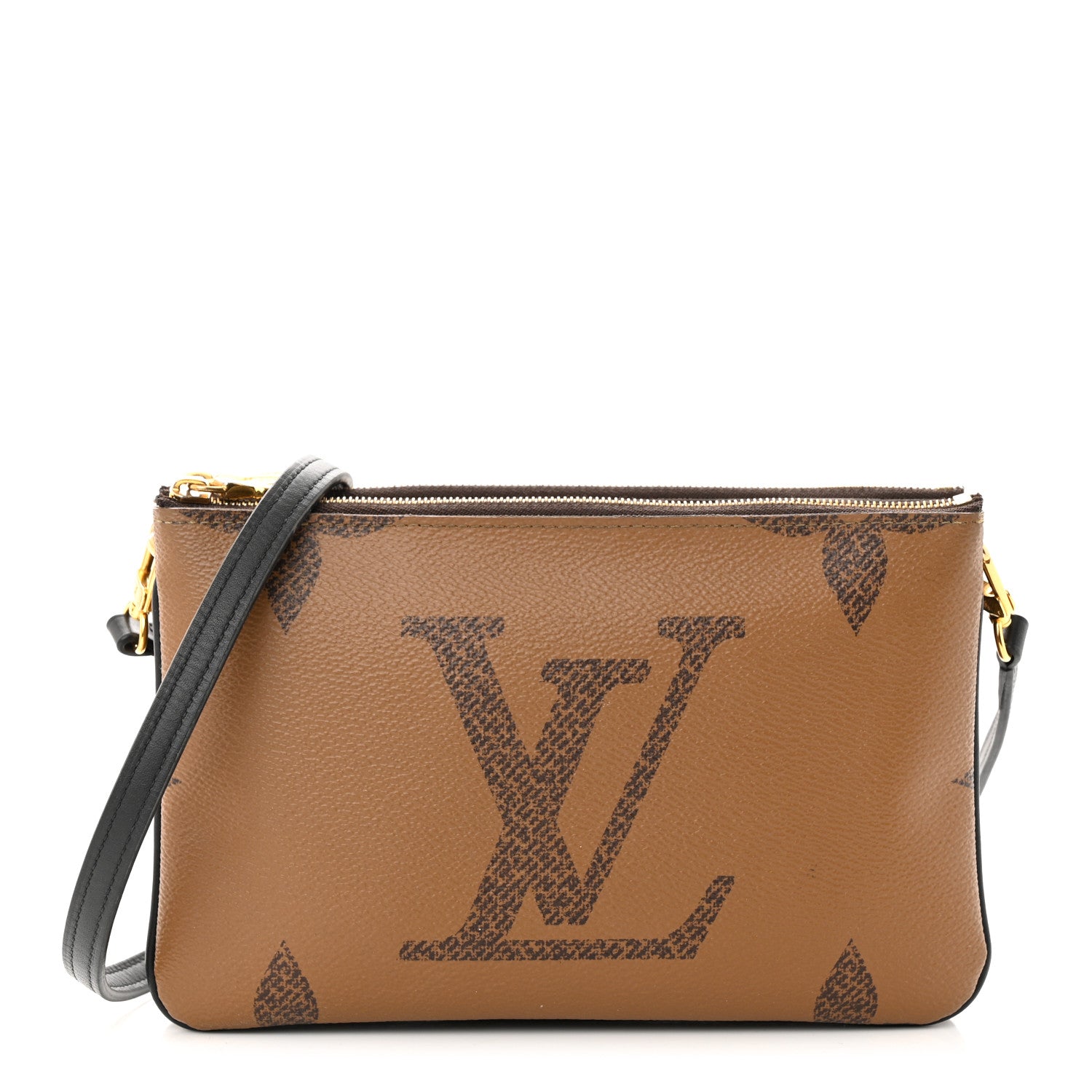 Louis Vuitton Reverse Monogram Giant Double Zip Pochette 1 of 12