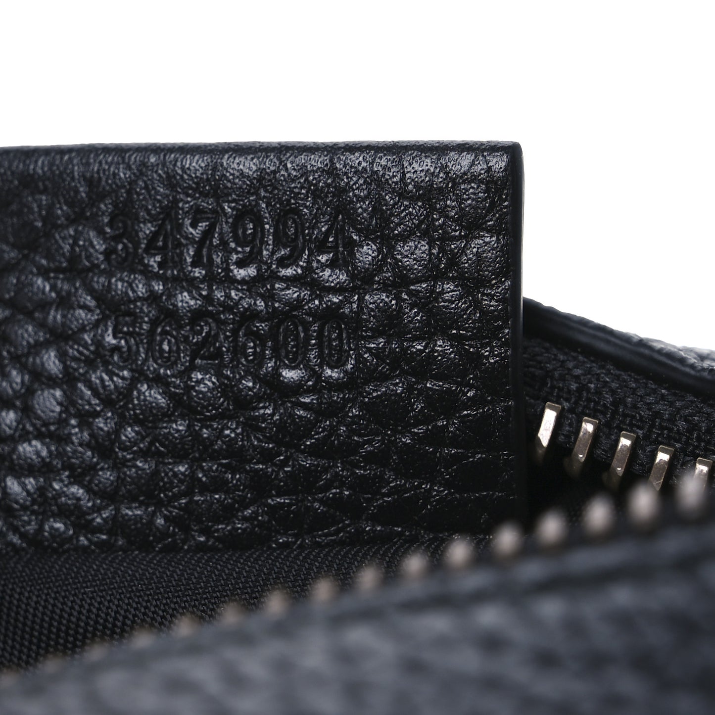 Pebbled Calfskin Small Soho Disco Bag Black