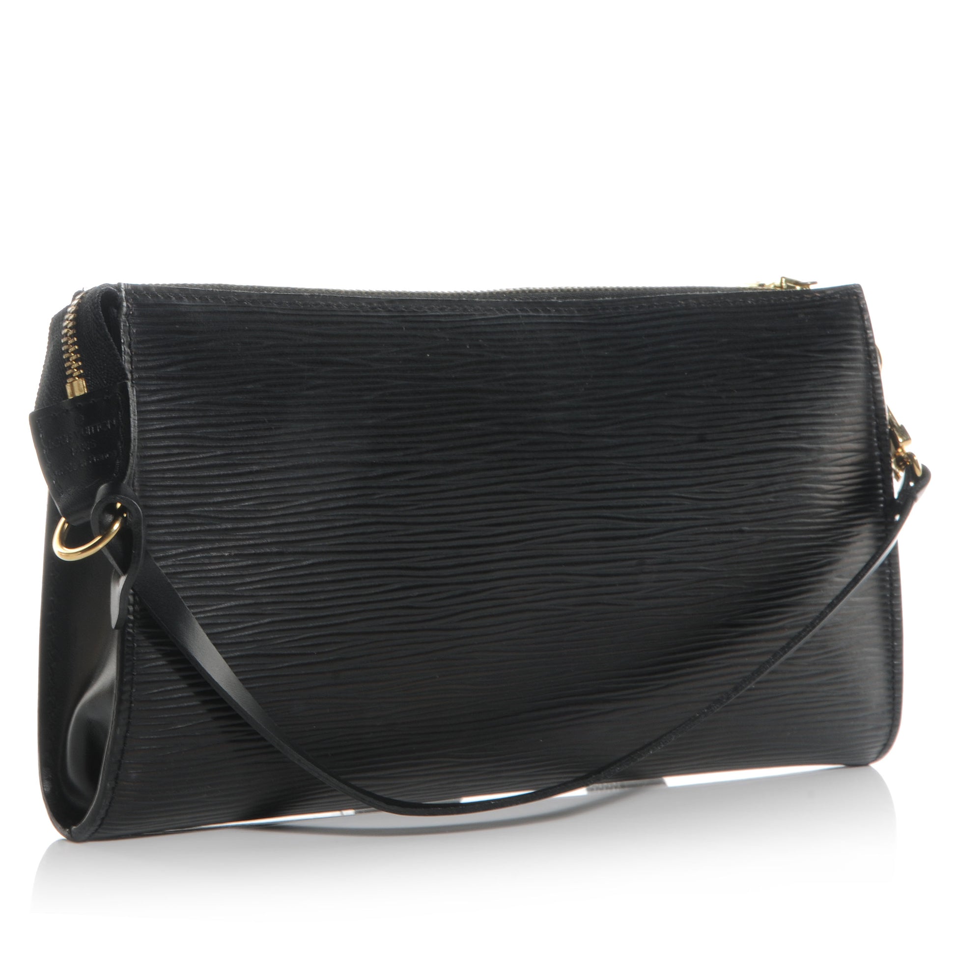 Louis Vuitton Epi Pochette Accessories 24 Black 3 of 7