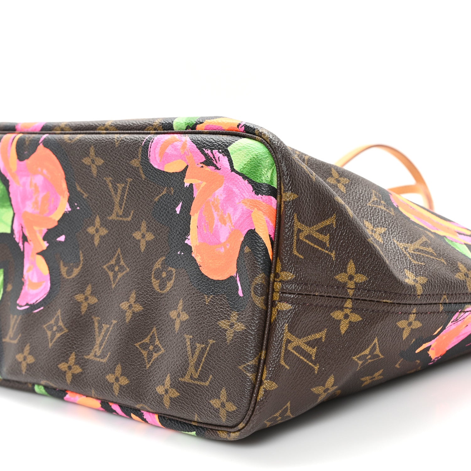 Louis Vuitton Monogram Roses Neverfull MM 10 of 11