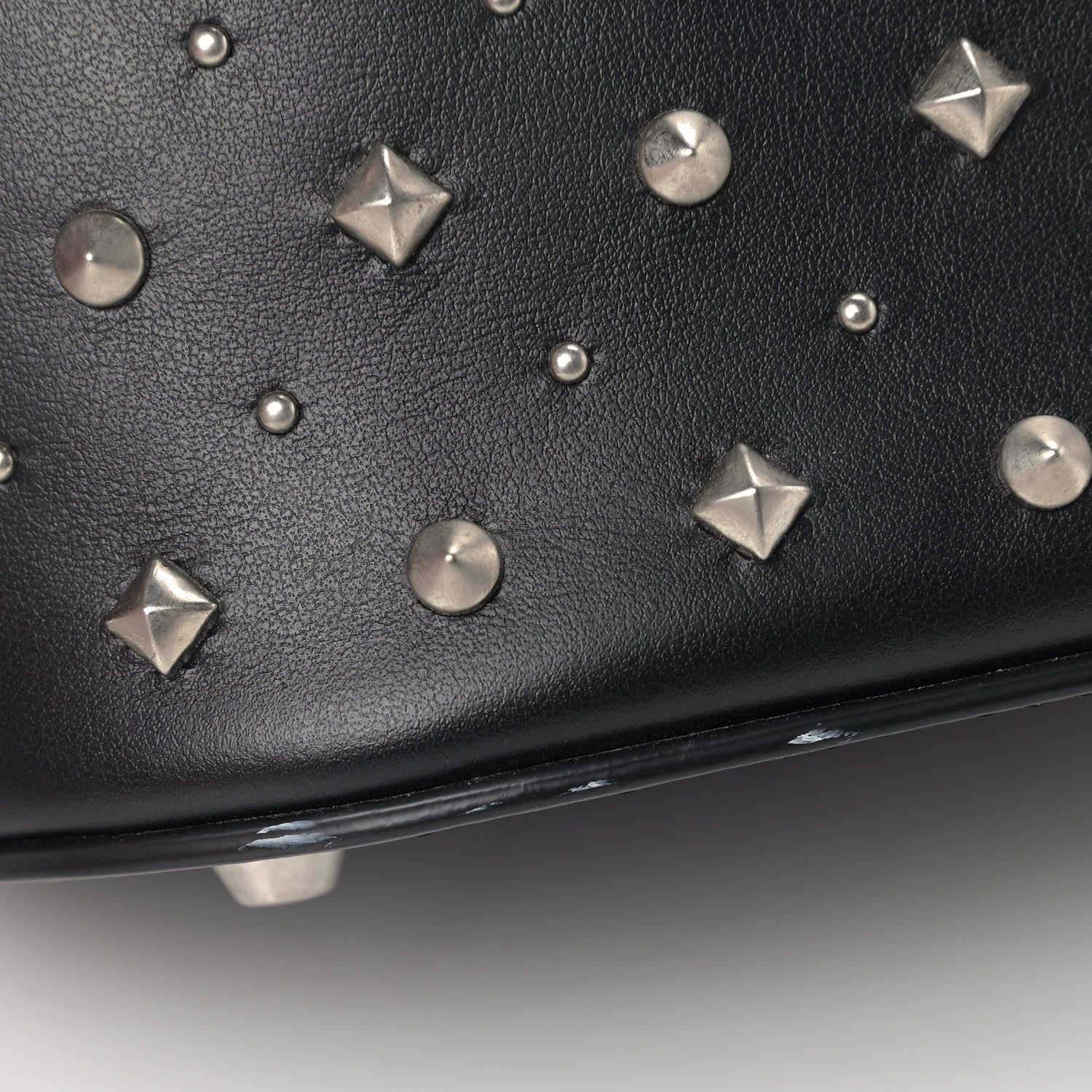 Alexander McQueen Calfskin Studded Crossbody Bag Black 10 of 10