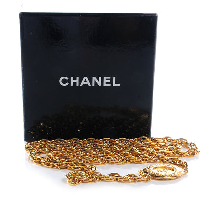 Chanel CC Chain Necklace Gold 5 of 6