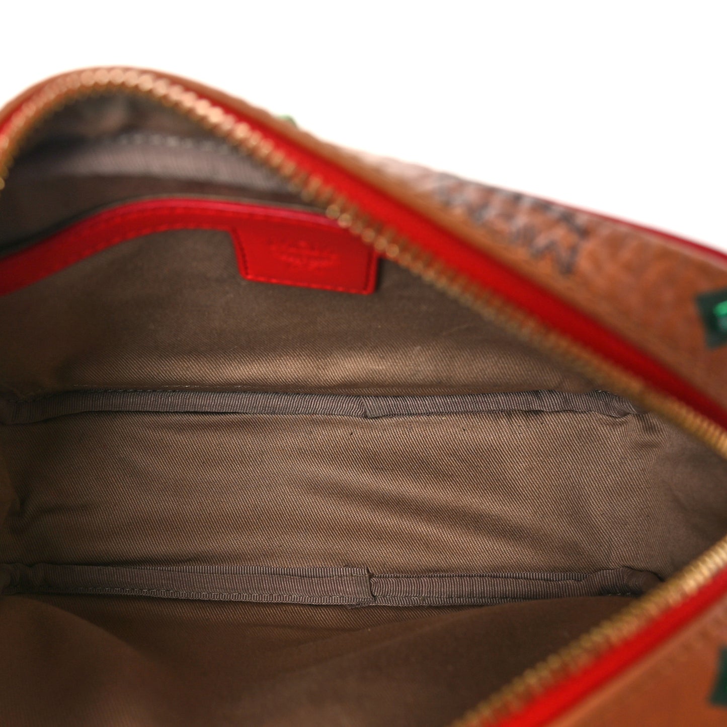 Skyoptic Visetos Spectrum Diamond Camera Bag Cognac Red