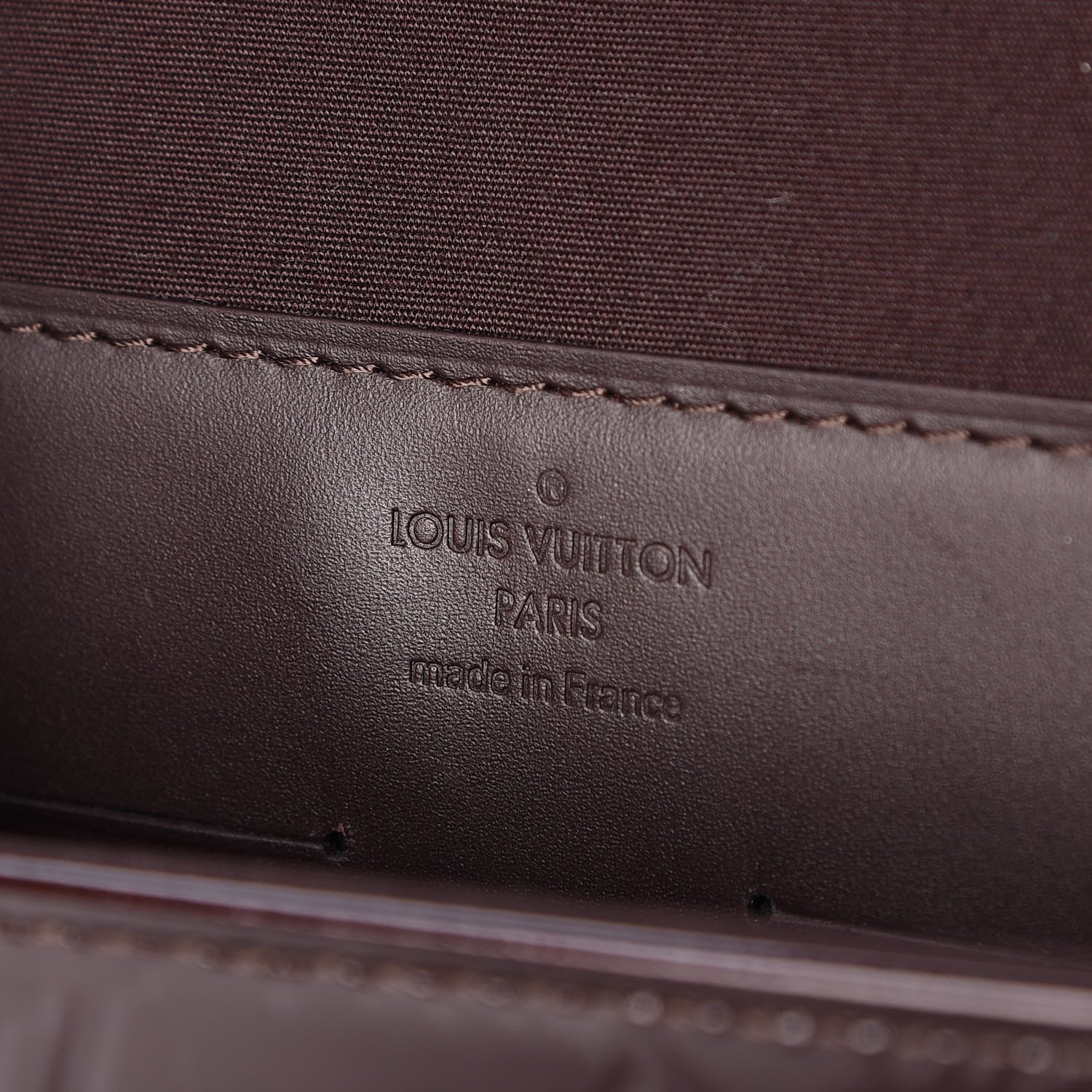 Louis Vuitton Vernis Ana Clutch Amarante 6 of 7