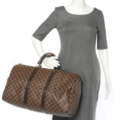 Louis Vuitton Damier Ebene Keepall 50 3 of 7