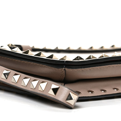 Valentino Garavani Nappa Rockstud Wristlet Clutch Poudre 8 of 10