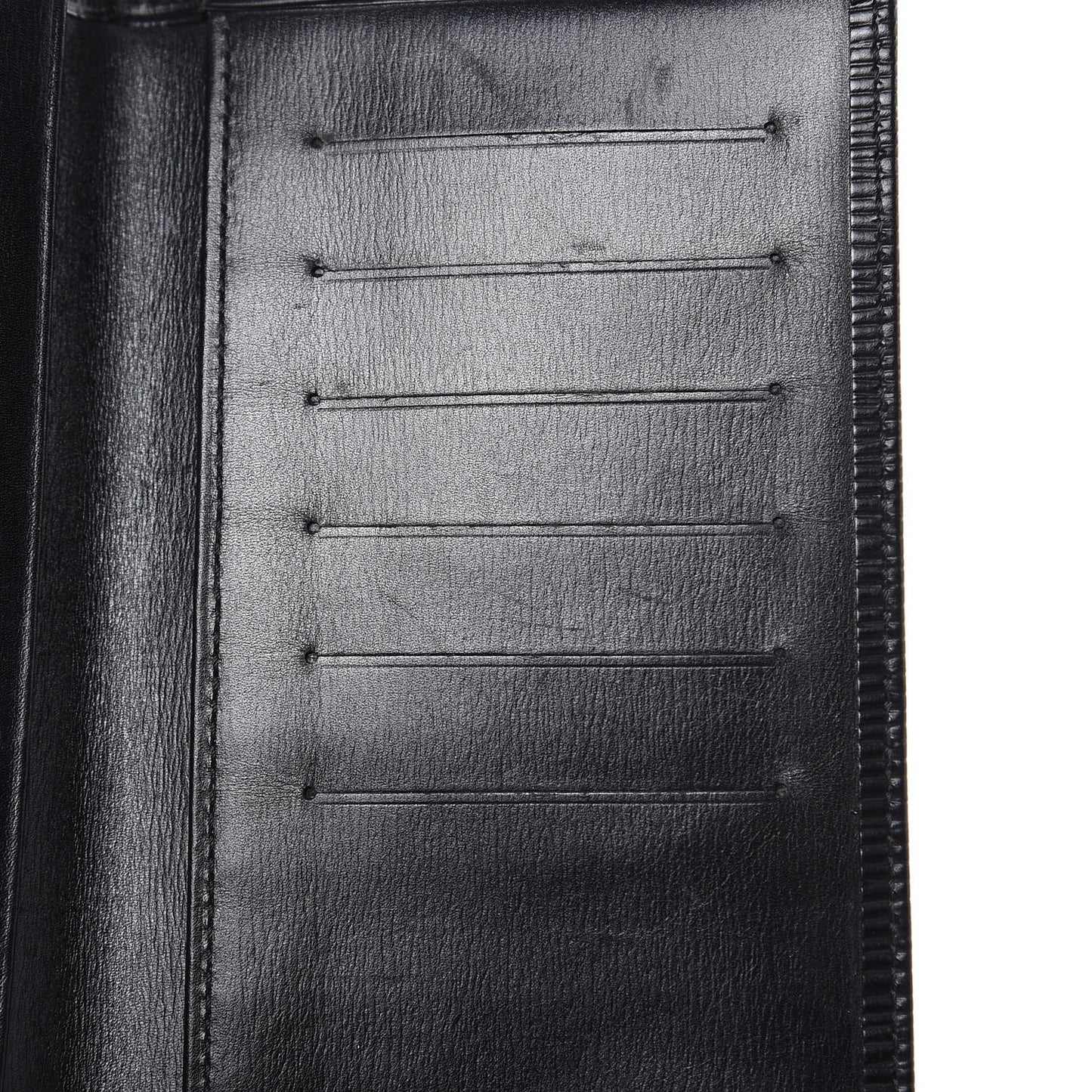 Epi Checkbook Organizer Wallet Black