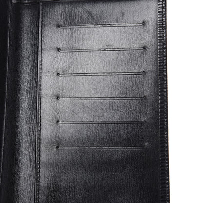 Louis Vuitton Epi Checkbook Organizer Wallet Black 9 of 10