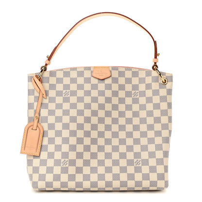 Louis Vuitton Damier Azur Graceful PM Rose Ballerine 1 of 12