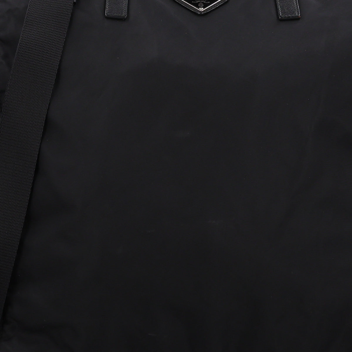 Tessuto Nylon Vela Shopping Tote Black