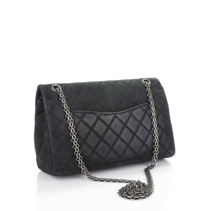 Chanel Iridescent Caviar Quilted 2.55 Reissue 226 Flap Black 3 of 7