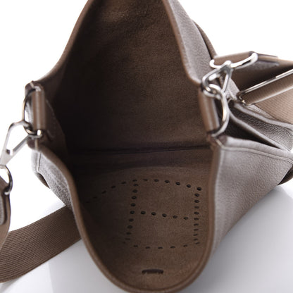 Hermes Taurillon Clemence Evelyne III PM Etoupe 5 of 7