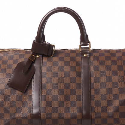 Louis Vuitton Damier Ebene Keepall 50 7 of 9