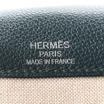 Hermes Evercolor Taurillon Maurice Flash Backpack Vert Cypress 6 of 9