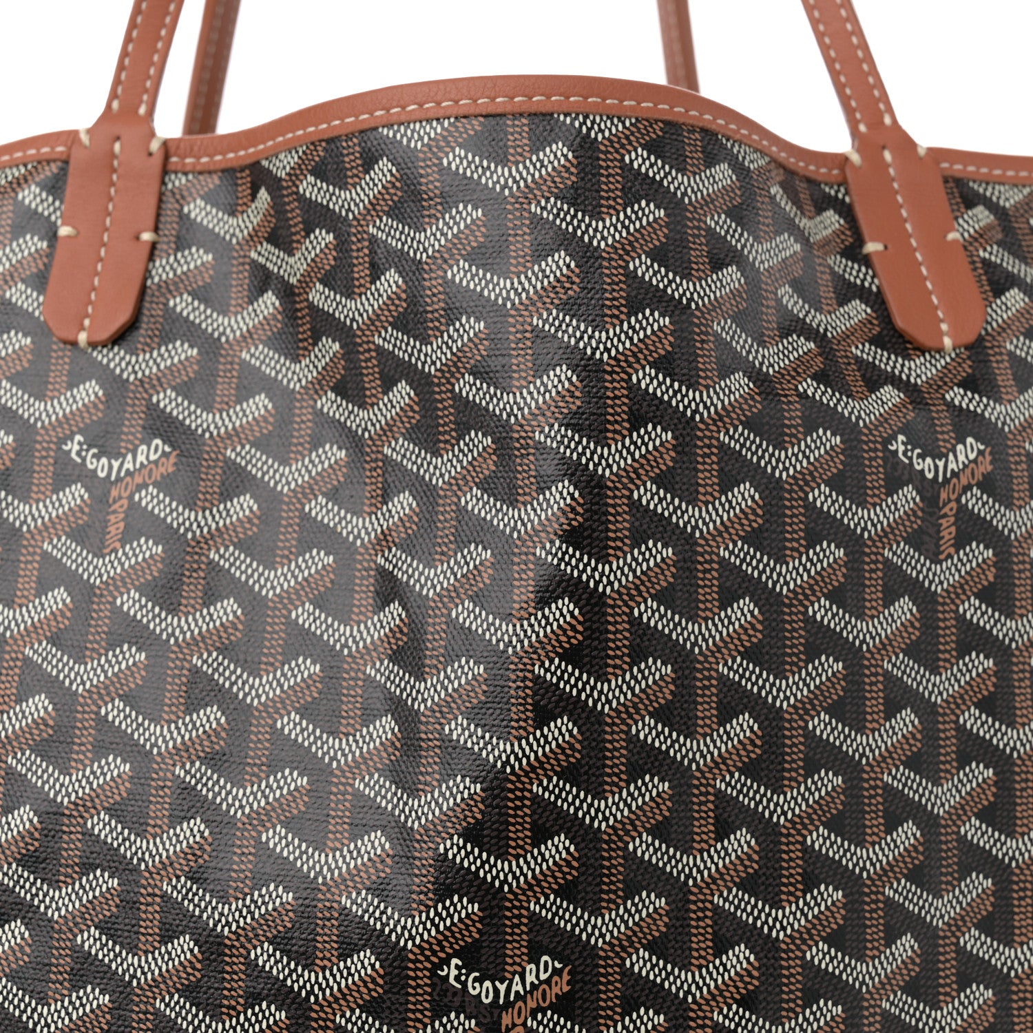 Goyard Goyardine Saint Louis GM Black Gold 9 of 14