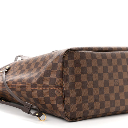 Louis Vuitton Damier Ebene Neo Neverfull MM Rose Ballerine 9 of 10