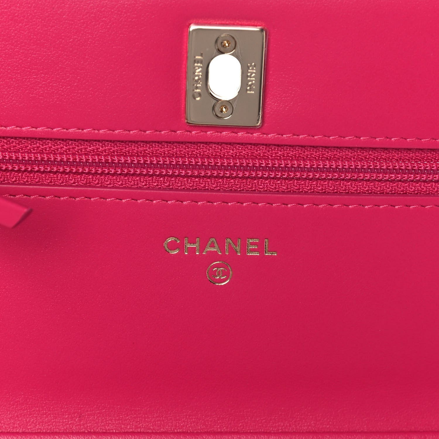 Chanel Velvet Quilted Pearl Crush Wallet On Chain WOC Pink 6 of 11