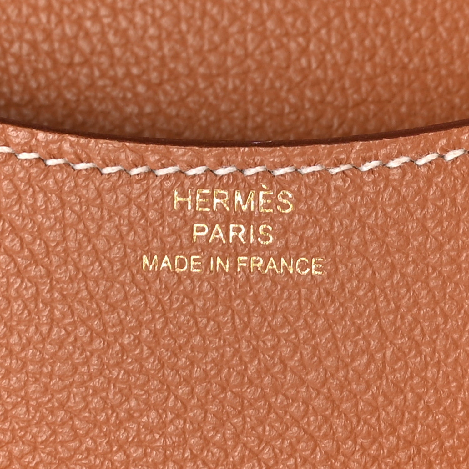 Hermes Evercolor Constance Slim Wallet Gold 6 of 8