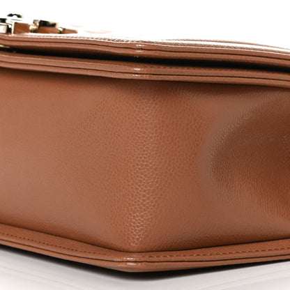 Chanel Caviar Quilted Medium Boy Flap Brown 9 of 12