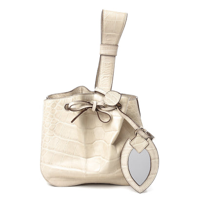 Alaia Alligator Rose-Marie 19 Bag Off White 1 of 9