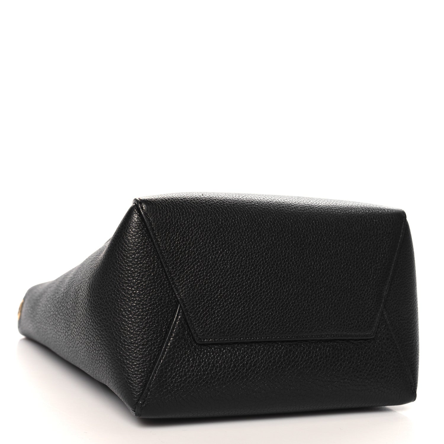 Celine Soft Grained Calfskin Small Sangle Bucket Bag Black 4 of 10