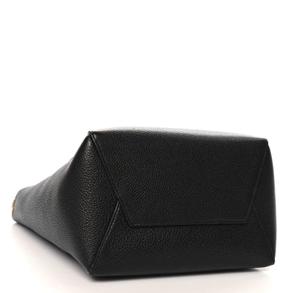 Celine Soft Grained Calfskin Small Sangle Bucket Bag Black 4 of 10