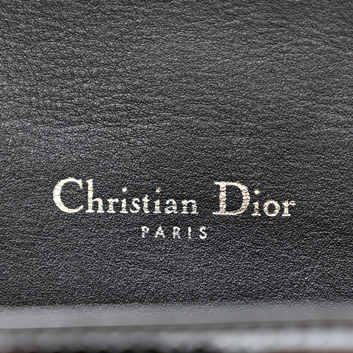 Patent Cannage Lady Dior Pouch Black