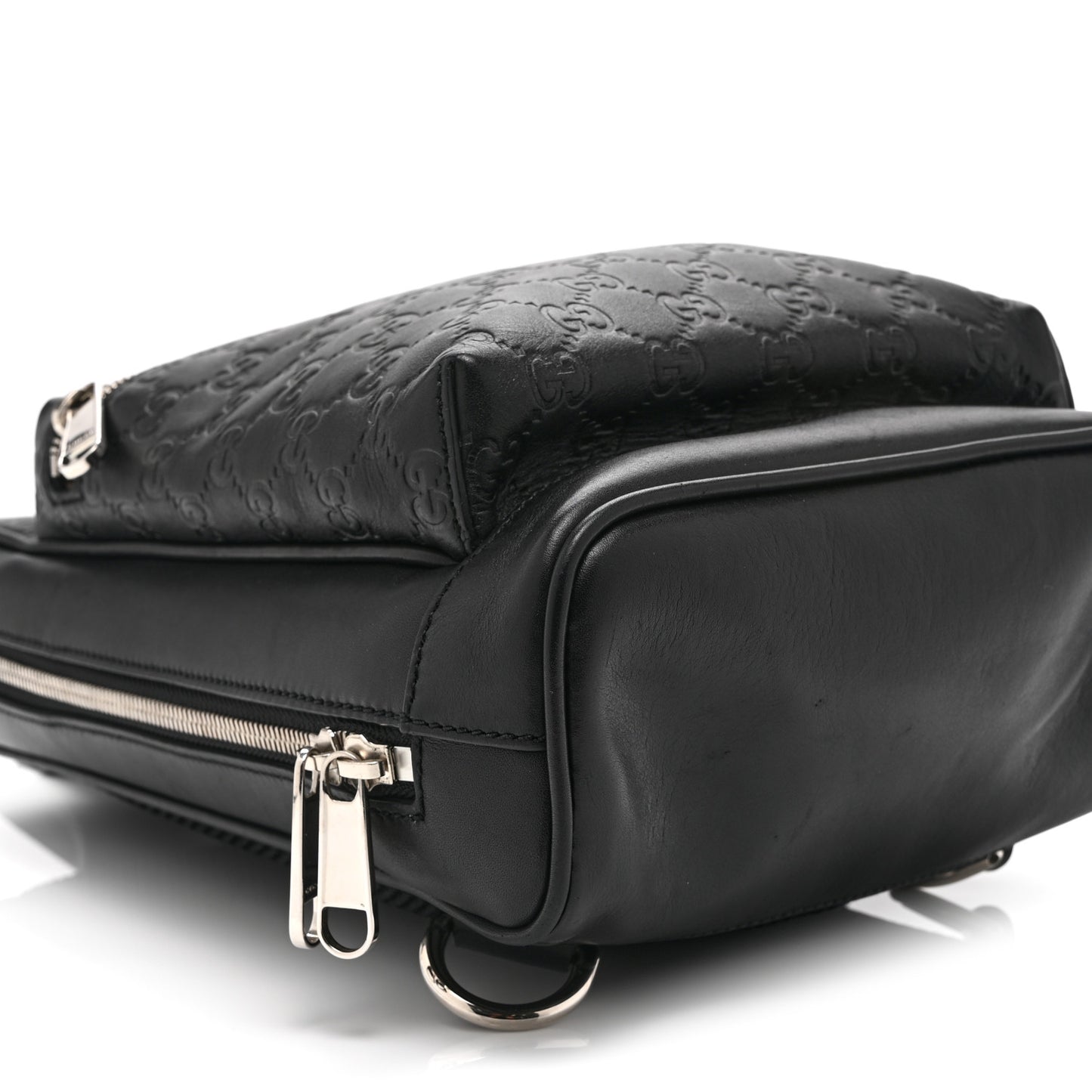 Guccissima Sling Backpack Black