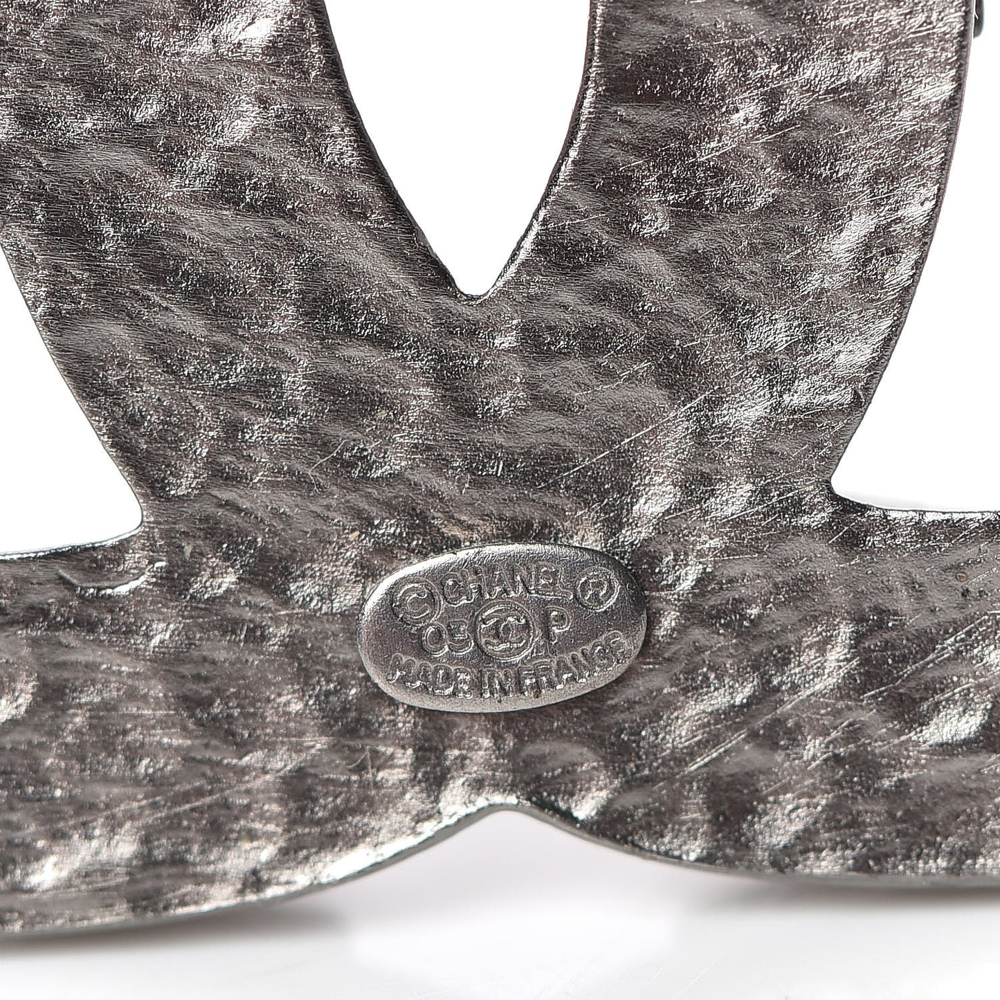 Ruthenium CC Spike Brooch