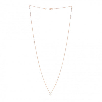 Anita Ko 18K Rose Gold Diamond Pear Pendant Necklace 3 of 5