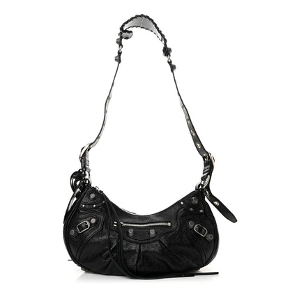 Balenciaga Agneau Arena Small Le Cagole Shoulder Bag Black 1 of 11
