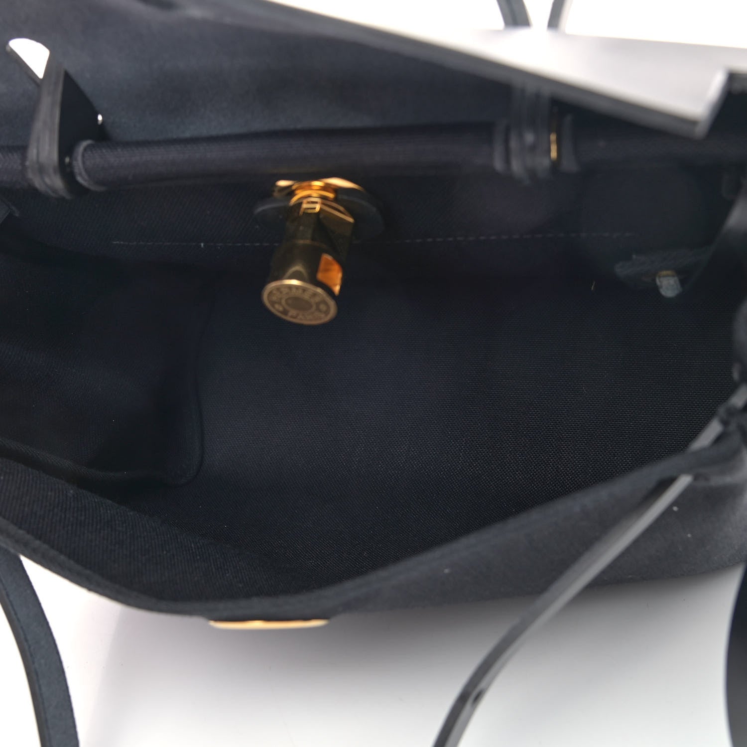 Hermes Toile Vache Hunter Herbag Zip PM 31 Black 5 of 8