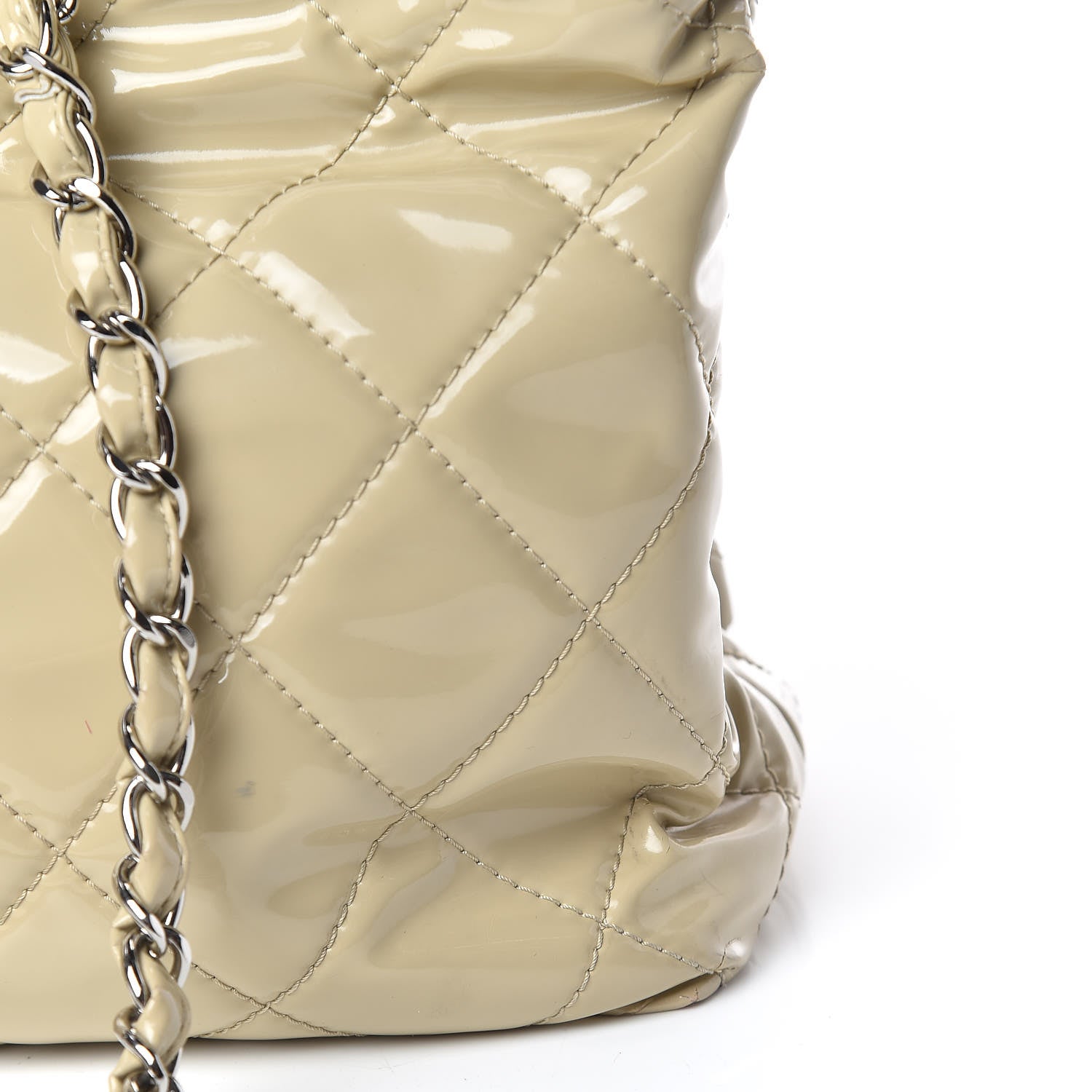 Chanel Vinyl Quilted Large In The Business Tote Beige 14 of 20