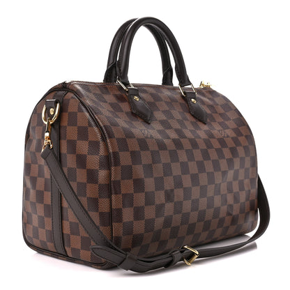 Louis Vuitton Damier Ebene Speedy Bandouliere 30 3 of 13