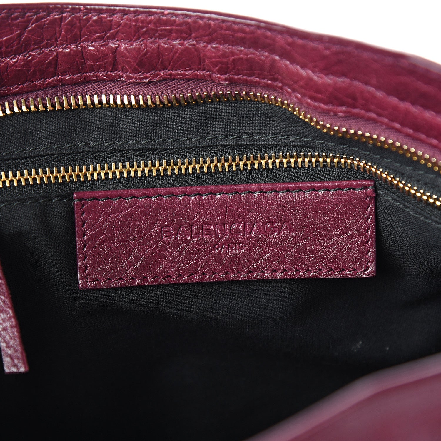 Balenciaga Agneau Classic Gold Hardware S City Violet Prune 5 of 9