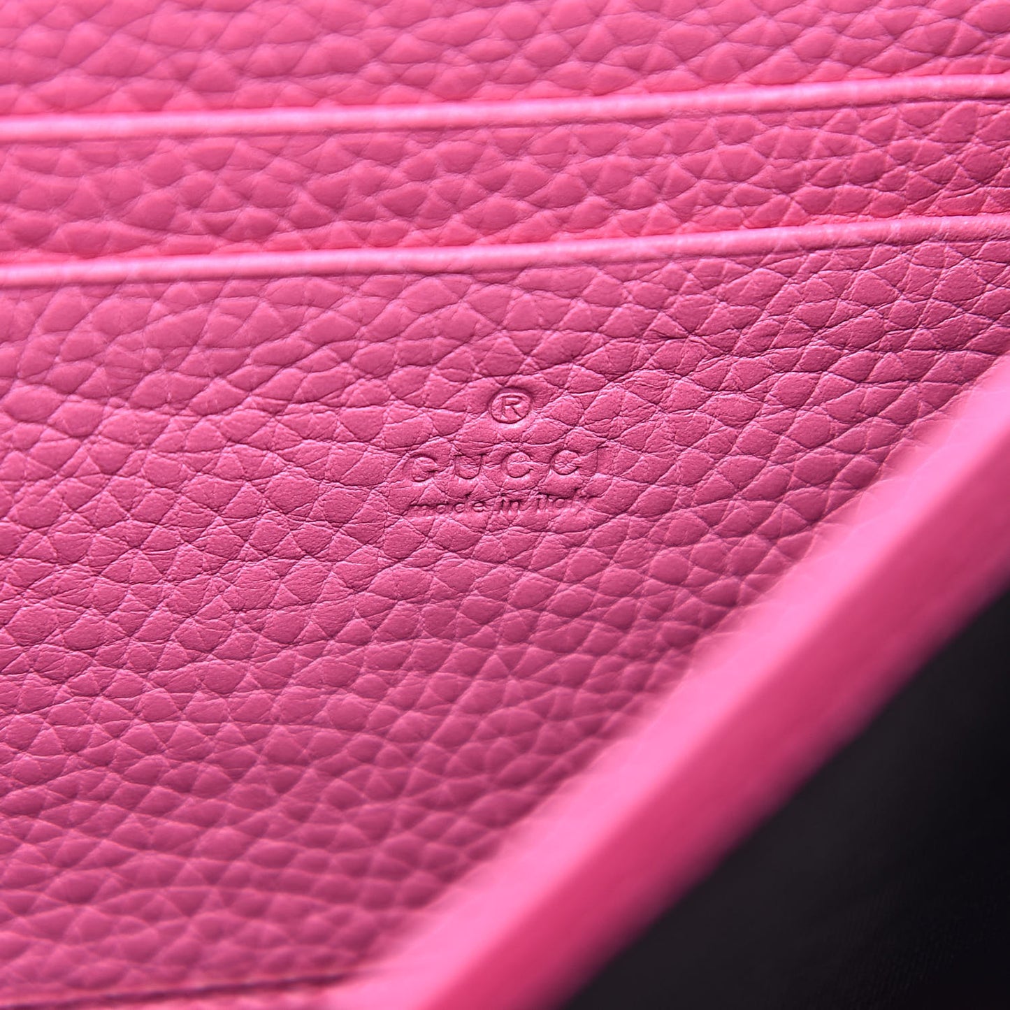 Cellarius Calfskin GG Marmont Chain Wallet Pink Tropical Flower