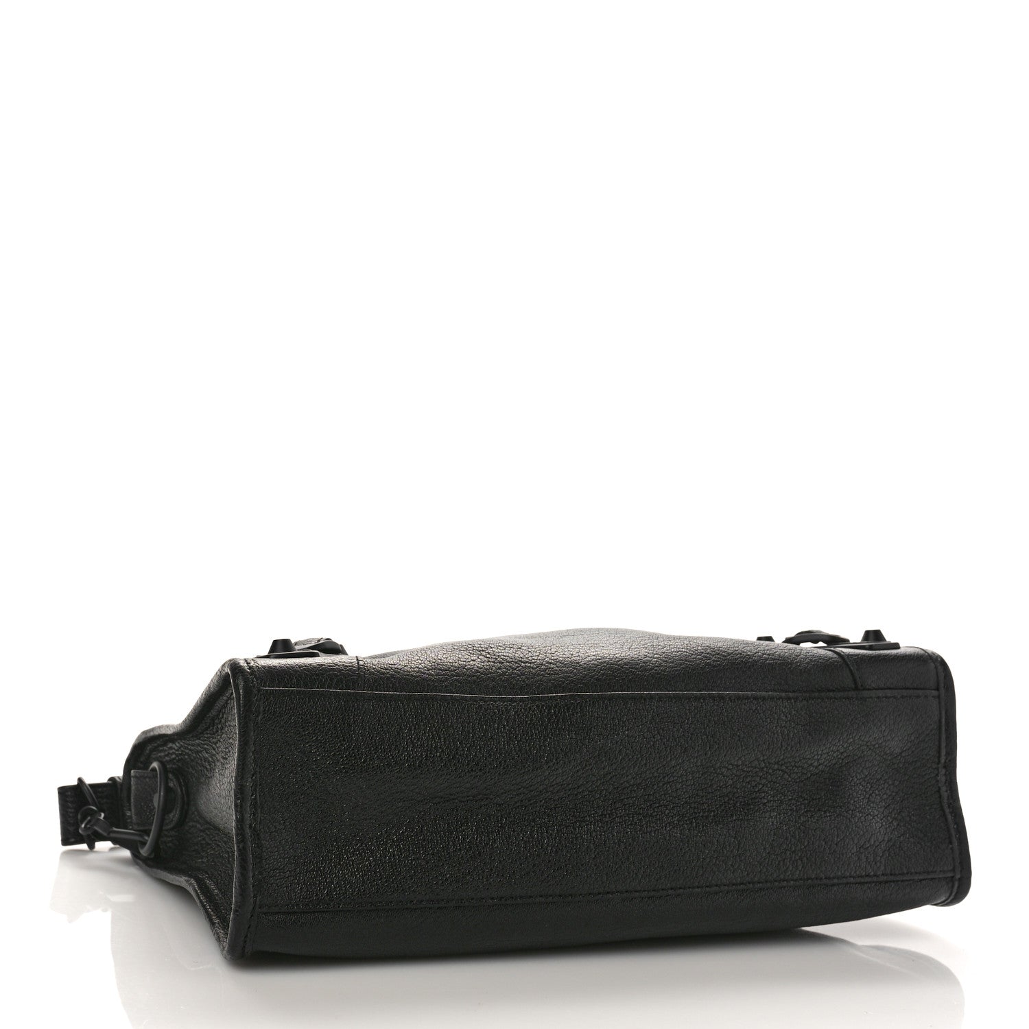 Balenciaga Chevre Black Metallic Edge Hardware S City Black 4 of 8