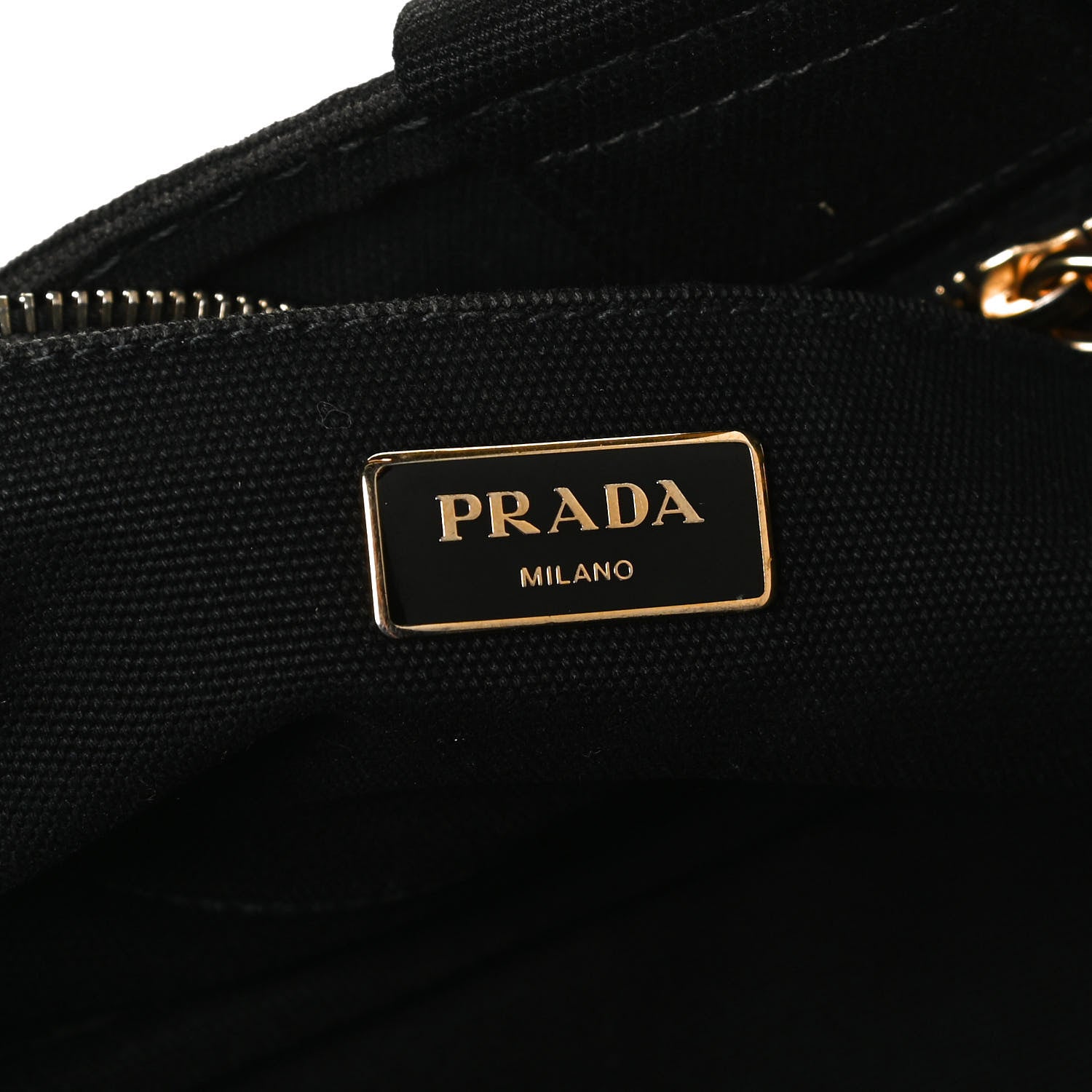 Prada Canapa Logo Tote Black 5 of 10