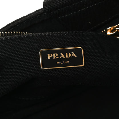 Prada Canapa Logo Tote Black 5 of 10