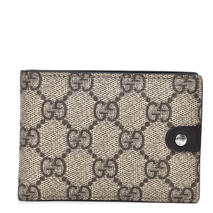 Gucci GG Plus Monogram Bi-Fold Wallet Dark Brown 1 of 7