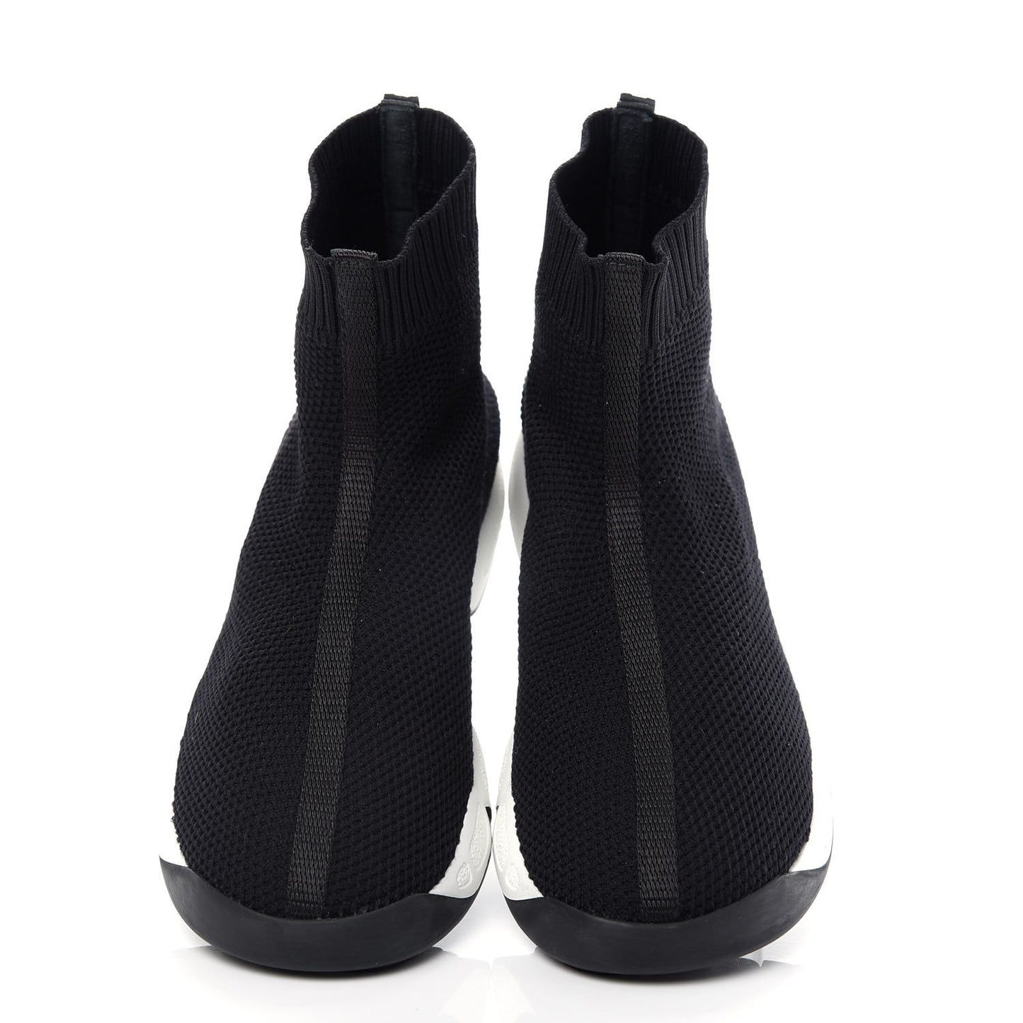 Technical Knit F. Two Point Zero High Top Sneakers 36 Black