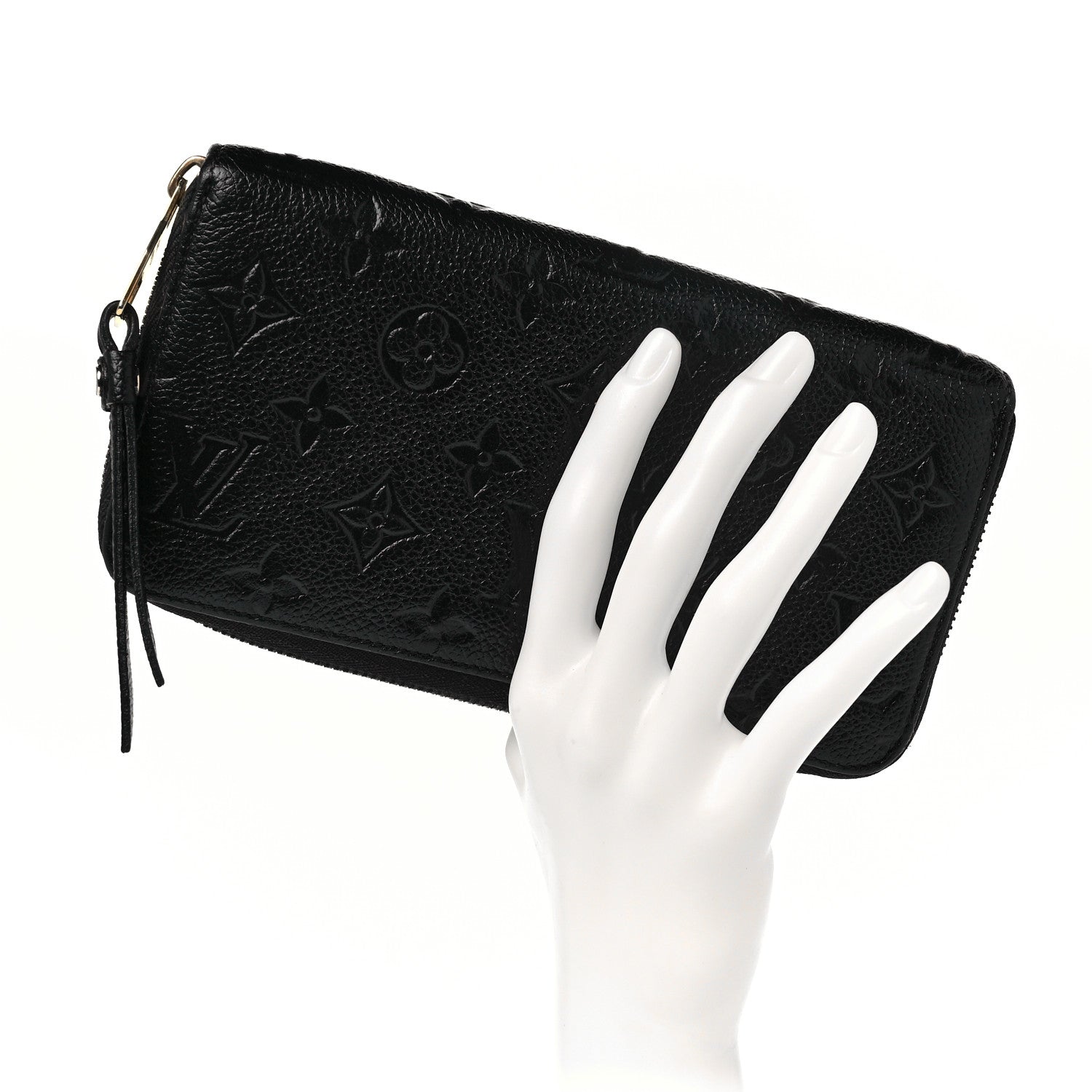 Louis Vuitton Empreinte Zippy Wallet Black Yellow 2 of 8
